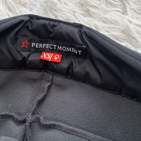 Perfect Moment fly high metallic rip stoop-trimmed high rise flared ski pants - Picture 7 of 16